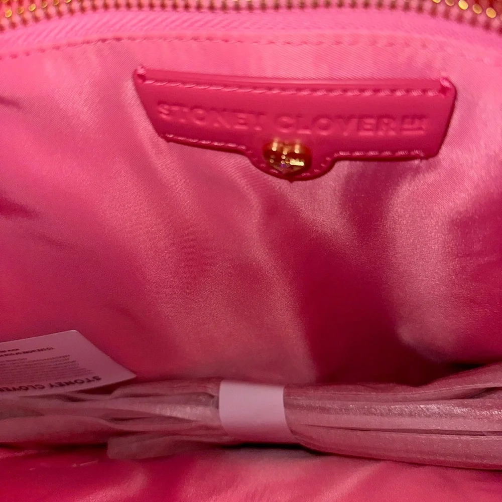 Stoney clover lane guava tote with custom patches nwot hearts - Picture 9 of 10